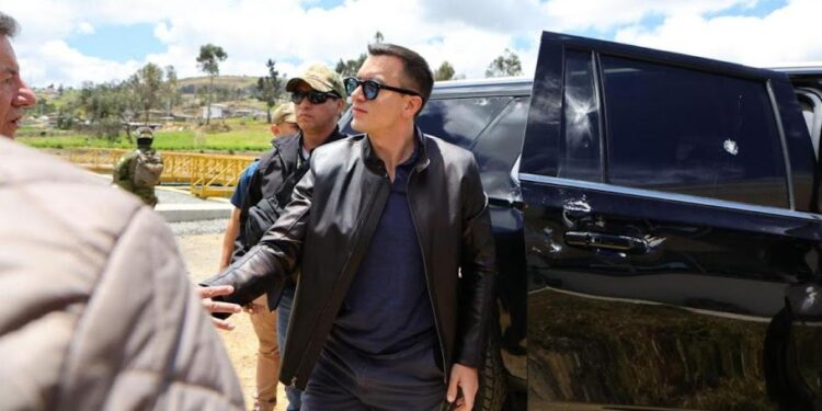 Daniel Noboa, presidente de Ecuador.