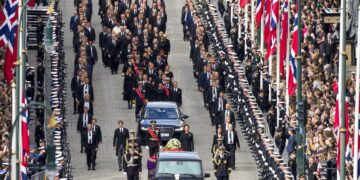 Así fue el último adiós al rey Harald V.